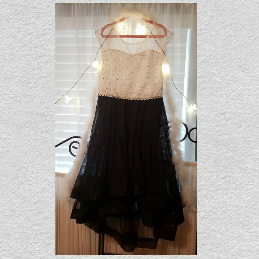 Black-n-White Girl Dress